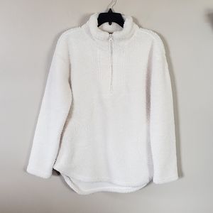 Koolaburra UGG Women's Pullover Quarter Zip Long Sleeve Sherpa Size S